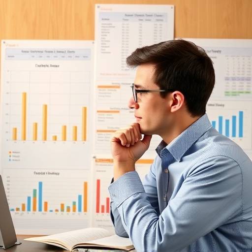 Persona planificando sus finanzas con un calendario y gr&aacute;ficos